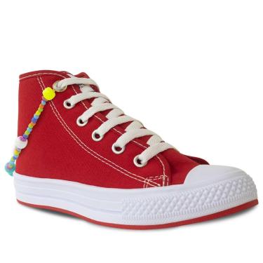 Imagem de Tênis Infantil Menina 20ao34 Cano Alto com Pulseira 11.136-Feminino