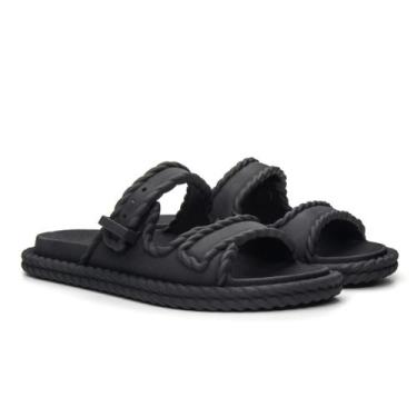 Imagem de Sandália Feminina Modelo Garoa tamanho36coroff - Top Sola, 37, Preto