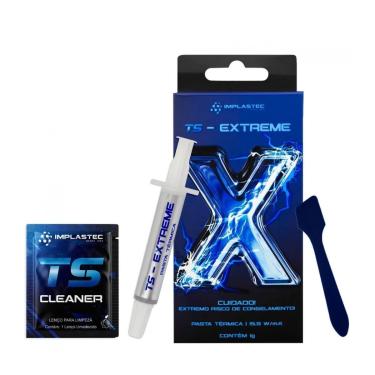Imagem de Pasta Térmica Implastec TS-Extreme - Seringa 1G - 15.9 W/m-K - PATSEXT1PC-Unissex