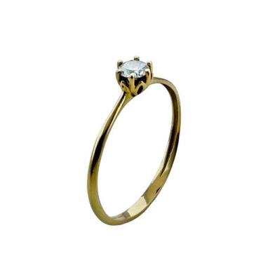 Imagem de Anel Solitário em Ouro 18K com Diamante 0,23 ct - Justino Ribas, 23
