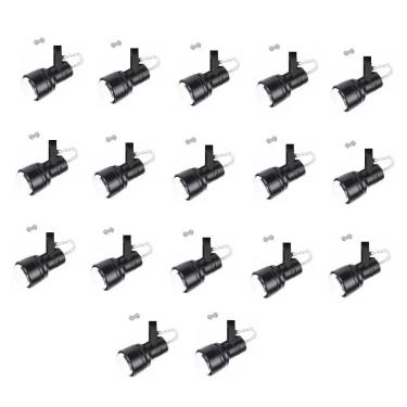 Imagem de Kit 17 Spot Trilho Perfilado Eletro calha Par20 Bulbo OL4