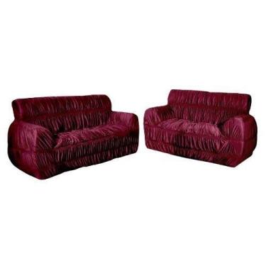 Imagem de Capa de Sofá PENÉLOPE ELÁSTICADA 2 e 3 LUGARES Tamanho King Cor 02: Vi