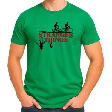 Imagem de Camiseta Camisa Adulto Feminina Masculina Algodão Série Stranger Thing