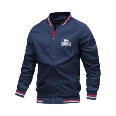 Imagem de Jaqueta Masculina À Prova De Vento Com Gola Alta LONSDALE, Moda Primav