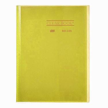 Imagem de Pasta Catálogo Ofício Yes 10 Envelopes BD10S Clear Amarela