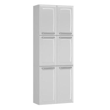 Imagem de Armário de Cozinha Paneleiro Itatiaia Luce 6 Portas Branco