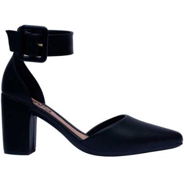 Imagem de Sapato Salto Grosso Scarpin Sandália Salto Bloco Moda-29.08 - Eva, Pre