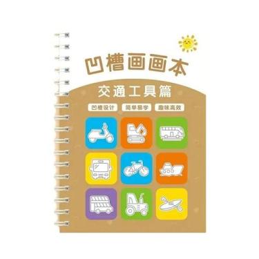 Imagem de Livro De Desenho Kids Groove Para Idades De 3 a 14 Anos, Caderno Mágic