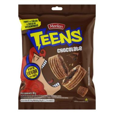Imagem de Biscoito de Chocolate Teens Marilan 80g
