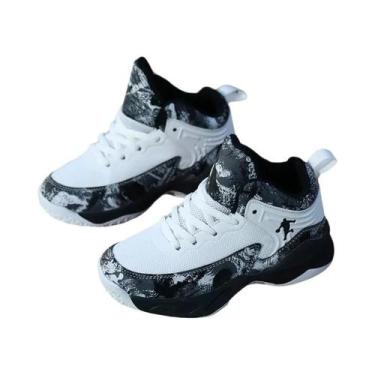 Imagem de Tênis De Basquete Masculino 2025 Antiderrapante Com Sola Grossa Para C