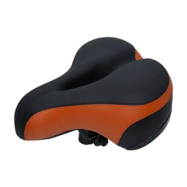 Imagem de Selim Banco 02 Molas Mod Vazado Largo Cruizer Plus Marrom - RAD7