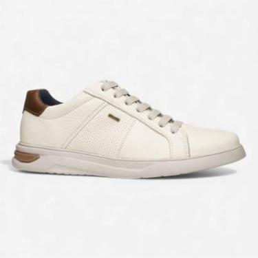 Imagem de Tênis Casual Pegada Masculino Em Couro Off White-Masculino