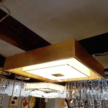 Imagem de Plafon Dcx015062 LED 20W 3000K com Estrutura em Alumínio e Vidro com Mini Cristais Transparentes Dourado