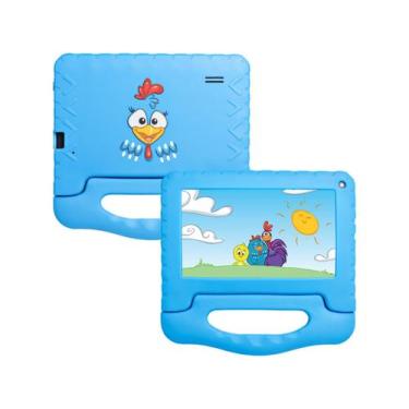 Imagem de Tablet Multilaser Galinha Pintadinha com Controle Parental 32GB Tela 7