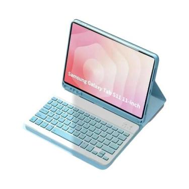 Imagem de Capa Com Teclado Bluetooth Sem Fio Para Samsung Galaxy Tab S11 2025 De