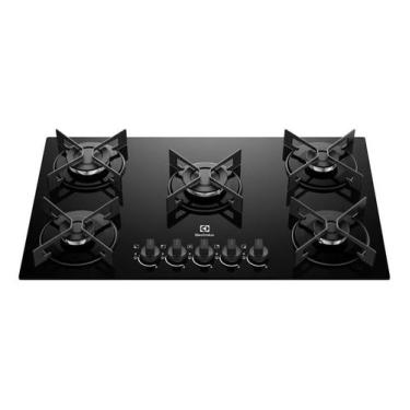 Imagem de Cooktop 5 Bocas a Gás Electrolux Mesa de Vidro Efficient Gra
