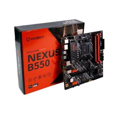 Imagem de Placa-Mãe Husky Nexus B550, M.2 NVMe, DDR4 3200MHz, Ryzen 5000/3000, M