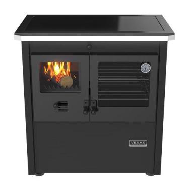 Imagem de Fogao a Lenha Venax n 1 Le Corbusier Preto