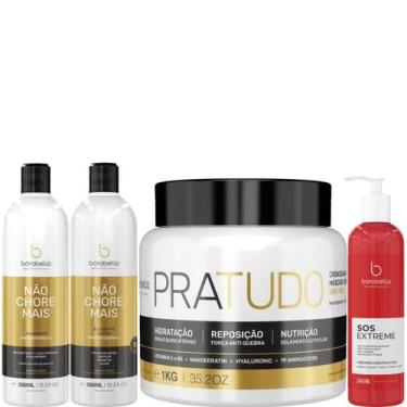 Imagem de Borabella Kit Não Chore 350ml + Pratudo 1kg + SOS 240ml