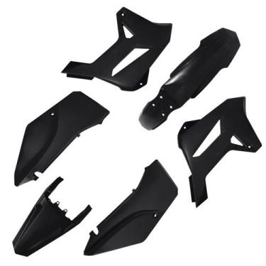 Imagem de Kit Plástico Carenagem Biker R1de Xr 250 Tornado, Preto