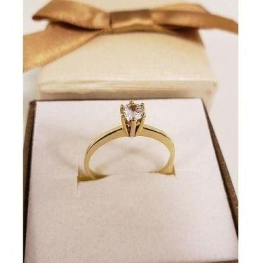 Imagem de Anel Solitário Em Moeda Com Antiga Zircônia - START99, 12