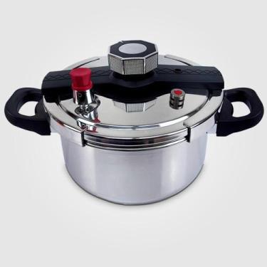 Imagem de Panela de Pressão Inox SecureLock Pro Extream Indução e Gás - 8L 6.2L 