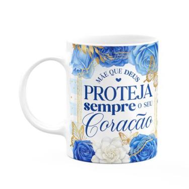 Imagem de Caneca Dia das Mães - Que Deus proteja o seu coração - 325ml - JPS INF
