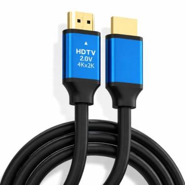 Imagem de Cabo HDMI 2.0 4K 60Hz HDR Ultra HD Alta Velocidade 18Gbps Tamanho:10m 