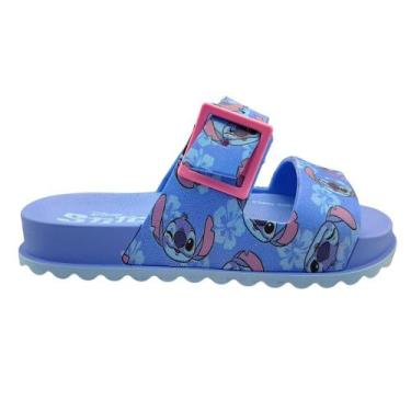 Imagem de Chinelo Slide Infantil Meninas Conforto Summer Grendene Kids, Azul, 36