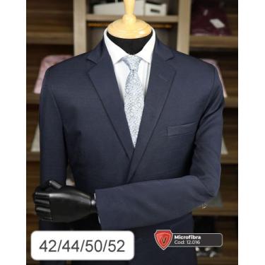 Imagem de Terno masculino estilo moderno e casual em Tecido Microfibra- Cor Azul