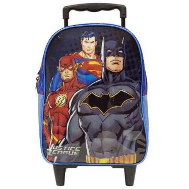Imagem de Mochila de Rodinha Pequena - Liga da Justiça Com 40CM da Xeryus Ref 10