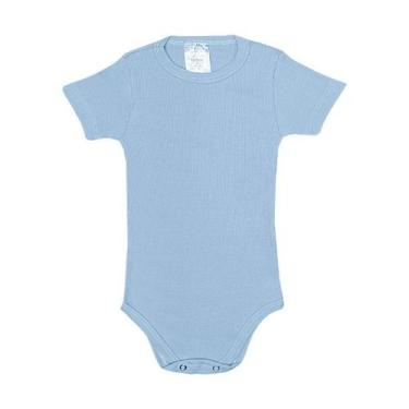 Imagem de Pijama Body Azul Ribana Canelada - Izitex, 1