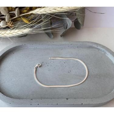 Imagem de Pulseira Rabo de Rato Achatado 2MM - Bea Pratas