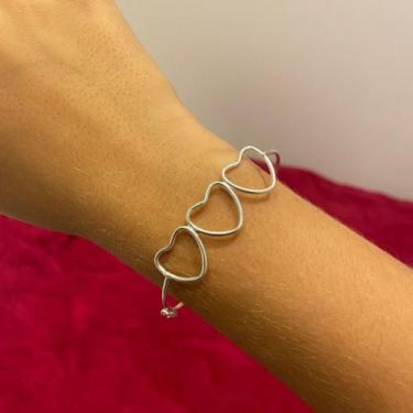 Imagem de Bracelete De Corações 100% Prata925 - HEAVEN PRATARIA