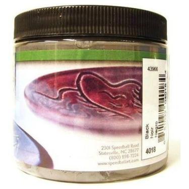 Imagem de Esmalte Para Cerâmica Glaze Speedball 4018 Black