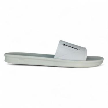 Imagem de Chinelo Rider Slide Masculino Adulto Calce Facil Borracha 11578, Branc