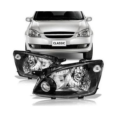 Imagem de Farol Dianteiro Classic 2011 A 2016 Máscara Negra - Automotive Imports