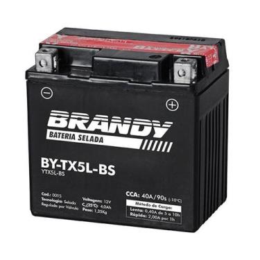 Imagem de Bateria Brandy YTX5 Titan125, Titan150 Ks, Web100 - Serjão Motopeças