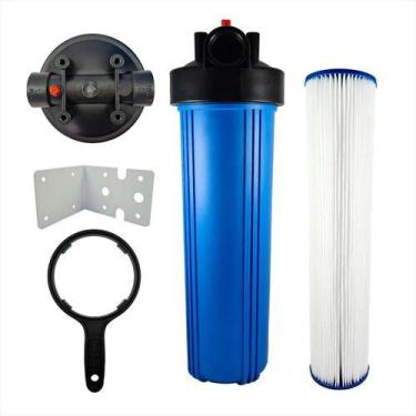 Imagem de Filtro Big Blue 20'' Chave E Suporte Com Refil Plissado - Royal B&B
