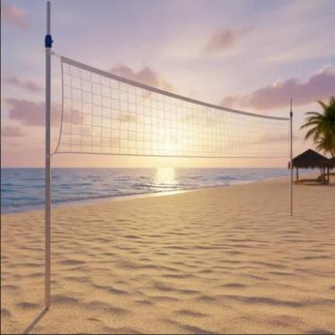 Imagem de Rede Vôlei 5 Mt Simples 1 Lona - Kaemy