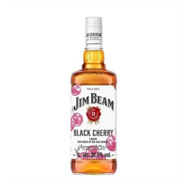 Imagem de Whisky Jim Beam Black Cherry Original  Sabor Marcante de Cereja Preta