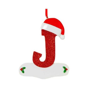 Imagem de Decoração De Árvore De Natal Com 26 Letras Em Acrílico DIY, Ornamento 
