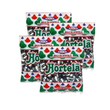 Imagem de Bala de Hortelã Santa Fé contendo 4 unidades de 600g cada
