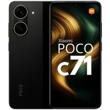 Imagem de Smartphone Xiaomi POCO C71 128GB 4GB Câmera dupla 50MP Preto