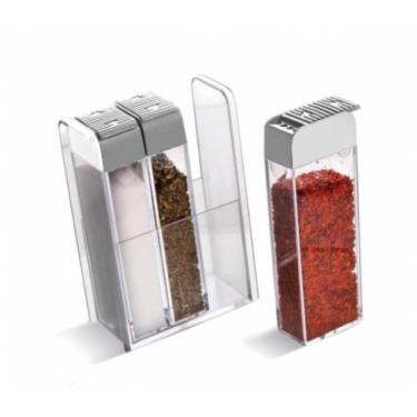 Imagem de Kit 3 Porta Condimentos Plasvale