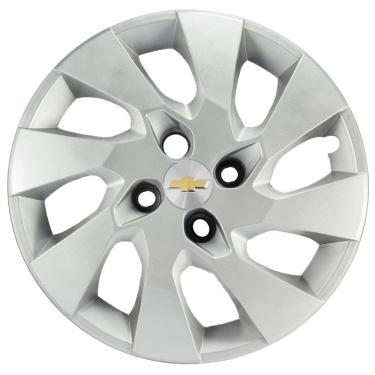 Imagem de Kit 4X Calota Gm Chevrolet Aro 15 Emblema 195Cp