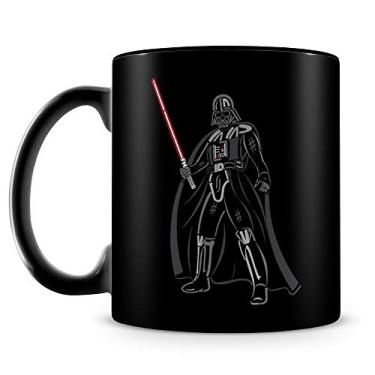 Imagem de Caneca Personalizada Darth Vader Sabre de Luz (100% Preta)