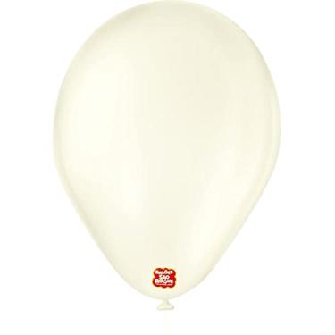 Imagem de Balão Redondo, São Roque, Número 7, Candy Colors, Amarelo, Pacote com 25