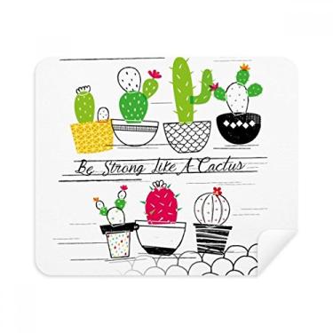 Imagem de Pano de limpeza de cactos em vaso para suculentas, 2 peças, tecido de camurça