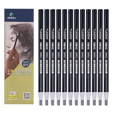 Imagem de Caneta Borracha para Rasgar à Mão Estilo Caneta Borracha Lápis Borracha Redonda Ponta Redonda Material escolar de Borracha Pacote com 10, 5mm